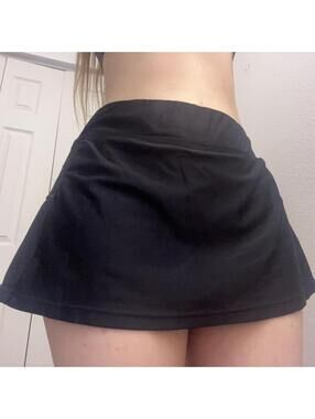 y2k mini swim skirt